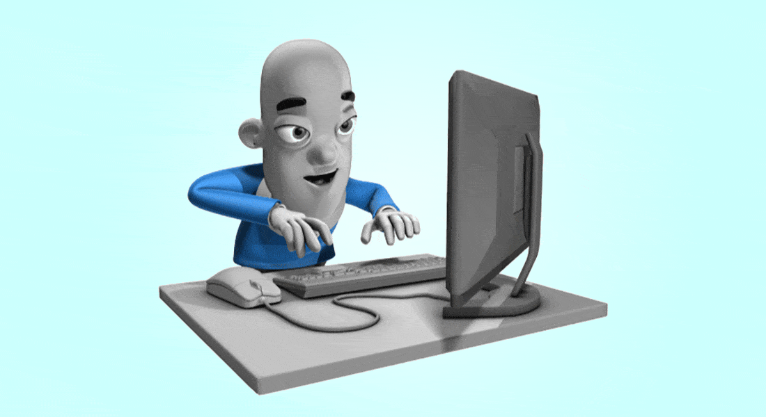 Computer man